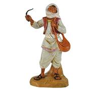 Fontanini Pastore con Turbante 19CM in Resina STATUINA per PRESEPE