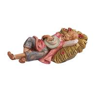 Fontanini Pastore DORMIENTE 6,5CM in Resina STATUINA PRESEPE (F-266)