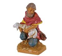 Fontanini Pastore in Ginocchio 19CM in Resina STATUINA per PRESEPE