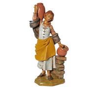 Fontanini PASTORELLA con BROCCHE 19CM in Resina STATUINA per PRESEPE