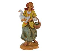 FONTANINI PASTORELLA con OCA19CM Statuetta in Resina STATUINA PRESEPE