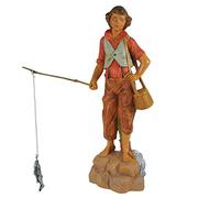 Fontanini Pescatore di Fiume 19CM in Resina STATUINA per PRESEPE