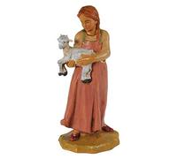 Fontanini Statua cm.19 Pastorella con Capretta