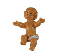 Fontanini Statua Gesù Bambino Senza Culla cm.2x0,7xh2,6 Riferimento Altezza Personaggi Presepe cm.6,5