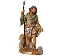 FONTANINI STATUINA CACCIATORE CON COLTELLO 12CM IN RESINA PRESEPE (F-86)