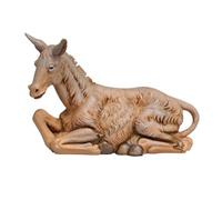 Fontanini Statuine Presepe: Asino Seduto Adatto per presepe con Personaggi da 19 cm 306