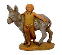 Fontanini Statuine Presepe: Bimbo in Piedi con Asino 12 cm 237