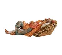 Fontanini Statuine Presepe: Pastore Che Dorme sul Fieno 12 cm 114