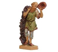 Fontanini Statuine Presepe: Pastore con Cappello in Mano 19 cm 323