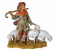 Fontanini Statuine presepe Pastore con pecore 12cm 259
