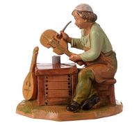Statuine presepe Pastore con strumenti musicali Categoria 12cm Fontanini (cod.19