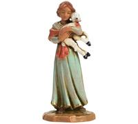 Fontanini Statuine presepe Pastorella con agnello in braccio Categoria 6,5cm (cod.54)