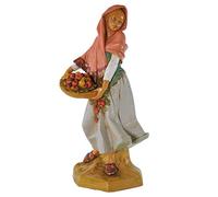 Fontanini Statuine Presepe: Pastorella con Cesto di Frutta 30 cm 28