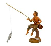Fontanini Statuine presepe Pastori a pesca Categoria Categoria 10cm (cod.211)