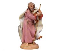 Fontanini Statuine Presepe: S. Giuseppe in Piedi con Bastone 19 cm 301