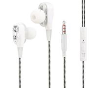 FONTASTIC 255151 Auricolari Stereo in Ear Duett con Microfono e Telecomando Bianco Bianco