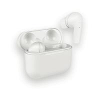 FONTASTIC 260179 Cuffie Auricolari TWS Jive con Custodia di Ricarica USB-C e Pad Caricatore a Induzione Bianco Bianco