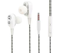 FONTASTIC - Auricolari Stereo In Ear Duett Con Microfono E Telecomando Bianco