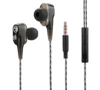 Fontastic Auricolari Stereo In Ear Duett con Microfono e Telecomando Nero