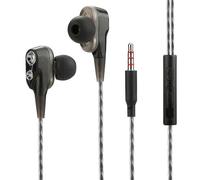 FONTASTIC - Auricolari Stereo In Ear Duett Con Microfono E Telecomando Nero