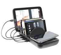 Docking Station USB 5 posti con Caricabatterie Wireless Removibile