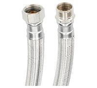 Fontastock Tubo in acciaio inox AISI 304 EPDM maschio 1/2"- femmina 1/2" 30 cm (Referenza: S6500109)
