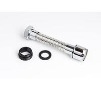 FontBrico A-1116355 Prolunga rubinetto da cucina | Atomizzatore flessibile per lavello | Aeratore rubinetto cucina | Aeratore estensibile per lavello da cucina | Tubo da 125 mm | Ottone