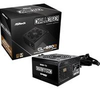 Fonte di alimentazione ASROCK CL-650B, PSU,650W, 80 Plus Bronze,120MM,Active PFC,PCI-E (6+2 Pin) x4, SATA (5 Pin) x4