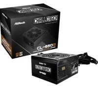 Fonte di alimentazione ASROCK CL-650B, PSU,650W, 80 Plus Bronze,120MM,Active PFC,PCI-E (6+2 Pin) x4, SATA (5 Pin) x4