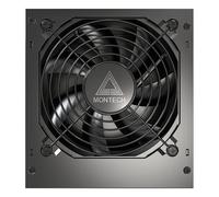 MONTECH Alimentatore non modulare APX 750W-certificato 80 Plus White - Tecnologia convertitore Intel ATX12V-DC-DC - Design cavo piatto per migliorare l'efficienza termica-Ventola da 120 mm - Garanzia
