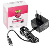 RPI PS 27W BK EU - Raspberry Pi - Alimentatore, 5,1 V, 5,0 A, USB Tipo-C, spina UE,