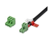 StarTech.com Adattatore di alimentazione DC universale 160W (24V/6.6A), Cavo da 1,2 m a 2 fili, Morsettiera a 2/3 pin, Alimentazione esterna 100-240V AC/CC per hub USB industriali (160W-POWER-ADAPTER)