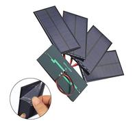 Fonte di Energia Sostenibile Set di 5PCS Pannelli Solari con Filo di Collegament