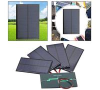 Fonte di Energia Sostenibile Set di 5PCS Pannelli Solari con Filo di Collegament