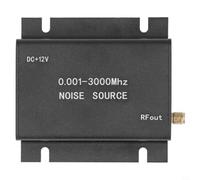 Fonte di rumore 0.001-3000MHz con uscita SMA generatore di rumore bianco per tracciamento dello spettro, alloggiamento in metallo, alimentazione DC12V 0.3-1A, compatibile con adattatore AC100-240V