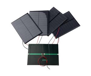 Fonte di Sostenibile Set di 5PCS Pannelli Solari con Filo di Collegament