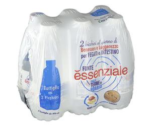 Fonte Essenziale dalle Terme di Boario 6x400 ml Soluzione bevibile