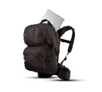Fonte Tactical Patrol 35L Cargo Confezione con Sistema di idratazione 3L, Uomo, Patrol 35 l+ (3 l), Black