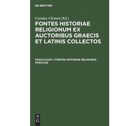 Fontes historiae religionis Persicae (Copertina rigida)