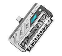 Fonti alimentazione mobili multifunzione da 5000 mAh dotate batteria sostituibile dall ' utente e aggiornamenti della porta tipo C per attività all ' aperto Dispositivo facile da trasportare con