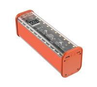 Fonti di alimentazione Box 18650 Supporto di batteria 8Slot Easy Swaps Disegni con alta efficienza che carica lo schermo di visualizzazione digitale