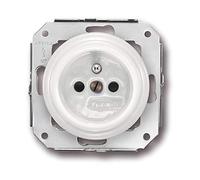 Fontini 31 - 208 - 27 - 2 - Base presa presa Terra Frances 16 A porcellana nero Pack