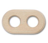 Fontini 31-802-00-2 - Cornice in legno di faggio 2 elemento coloniale naturale pack