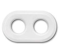 Fontini garby - Cornice 2 elemento garby porcellana bianco pack