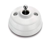 Fontini - Interruttore dimbler 10a 250v porcellana cromo/cromato pack