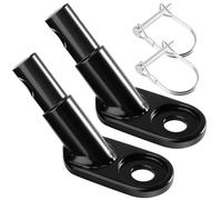 Fonyiunce 2pezzi Attacco per Rimorchio Bicicletta,Gancio per rimorchio per Bicicletta,Rimorchio Bici Bambini,Rimorchio per Bici per Cani,per Bicicletta Accoppiatore Gancio di Traino per Rimorchio Bici