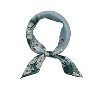 FONYVE Sciarpe in 100% seta di gelso da donna, sciarpa leggera per capelli in raso, piccola sciarpa per capelli di seta per dormire, 53,3 x 53,3 cm, Small