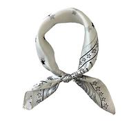 FONYVE Sciarpe in 100% seta di gelso da donna, sciarpa leggera per capelli in raso, piccola sciarpa per capelli di seta per dormire, 53,3 x 53,3 cm, Small