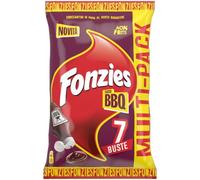 Fonzies BBQ, Croccantini di Mais Non fritti, Multipack (7 bustine da 23,5g), 164,5 g