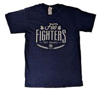 Foo Fighters 100% Organic Navy Blue M Maglietta
